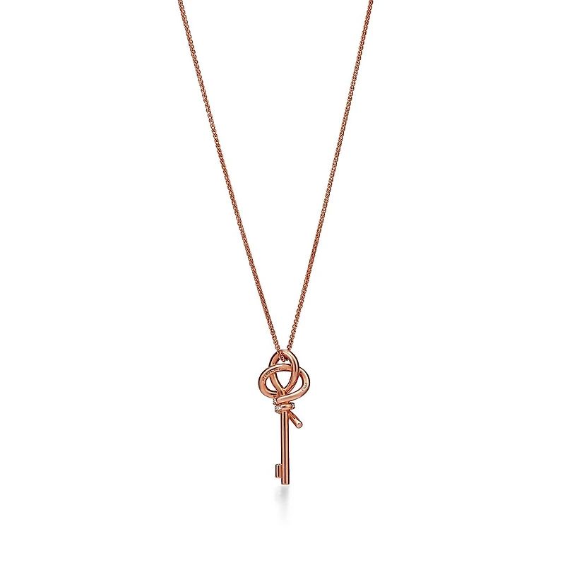 Tiffany Knot Small Key Pendant
