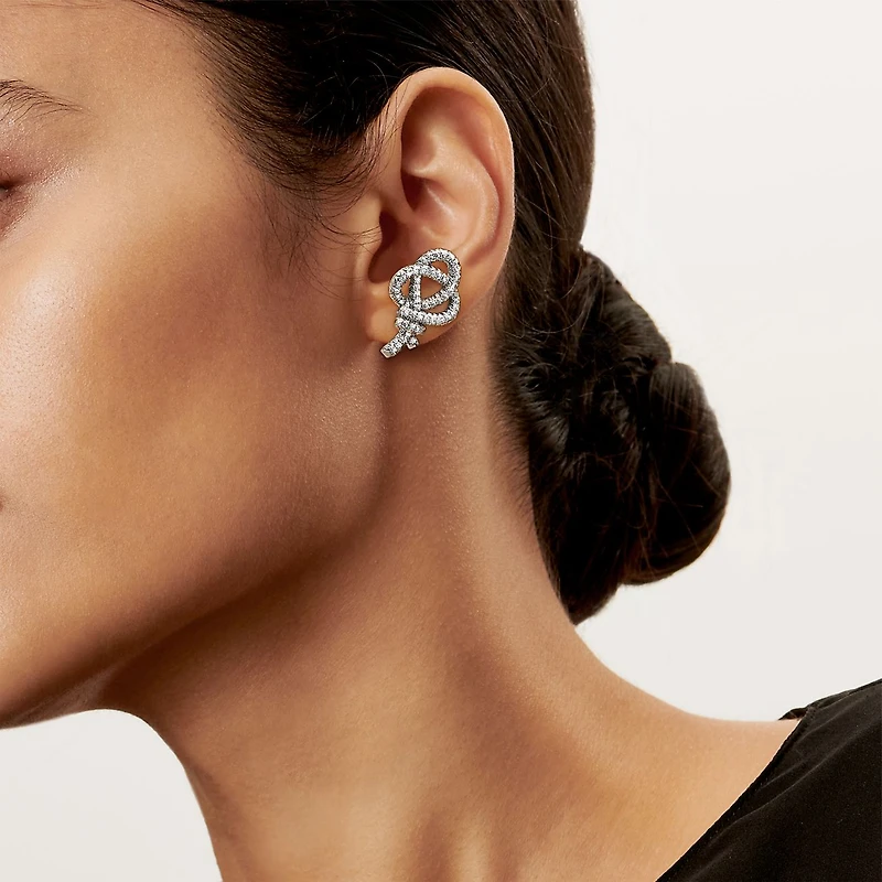 Tiffany Knot Stud Earrings