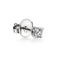 Tiffany Solitaire Diamond Stud Earrings