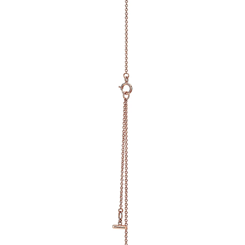 Tiffany T Diamond and Black Onyx Circle Pendant