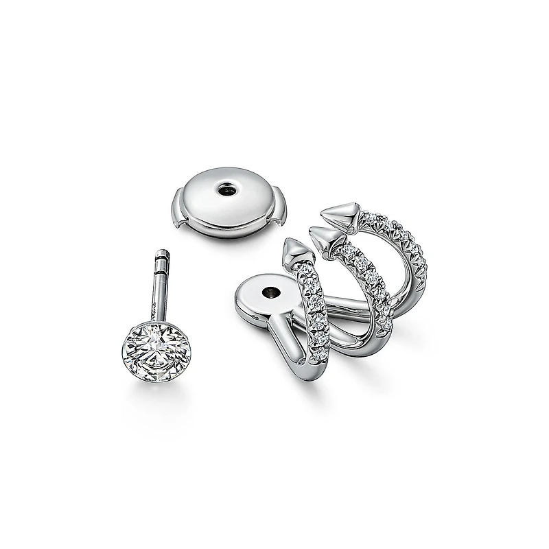 Tiffany Titan Setting by Pharrell Williams Diamond Earring Jackets