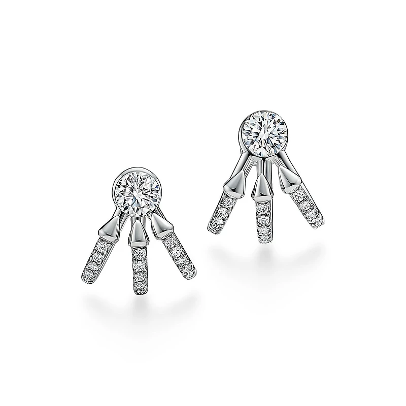 Tiffany Titan Setting by Pharrell Williams Diamond Earring Jackets
