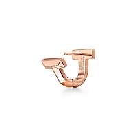 Tiffany T T1 Half Pavé Diamond Huggie Earrings