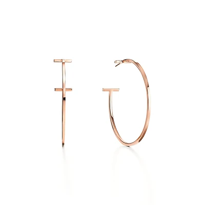 Tiffany T Wire Hoop Earrings