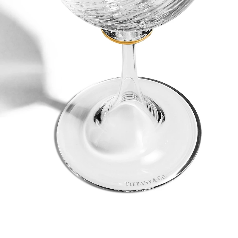 Tiffany Twist Red Wine Glass