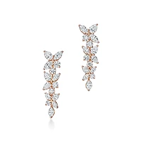 Tiffany Victoria® Mixed Cluster Diamond Drop Earrings