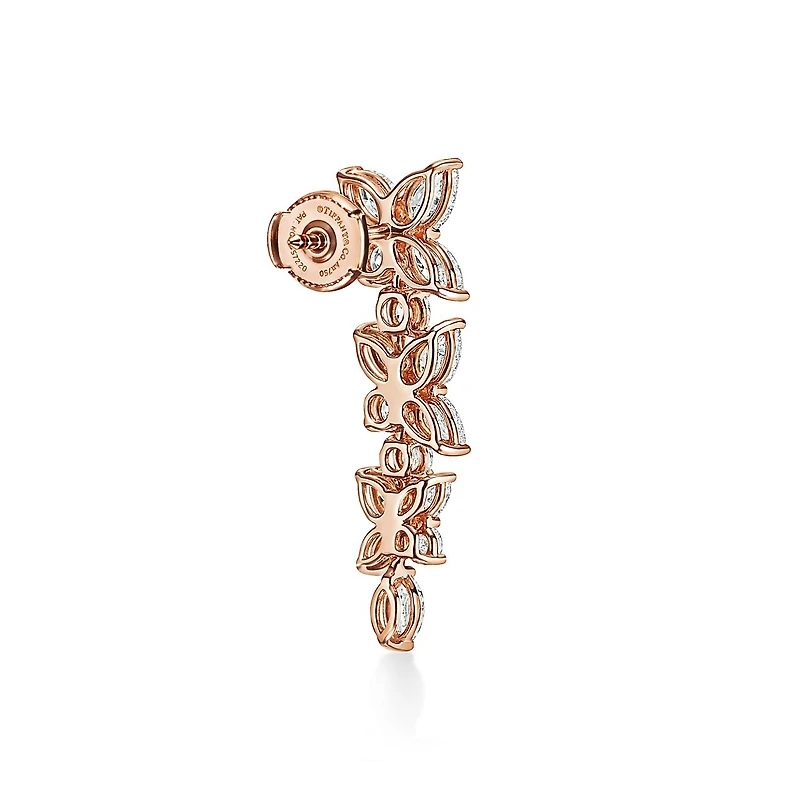 Tiffany Victoria® Mixed Cluster Diamond Drop Earrings