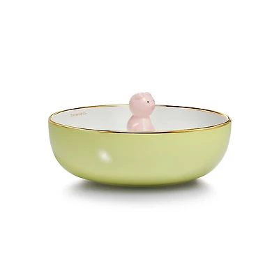 Tiny Tiffany Piggy Soup Bowl