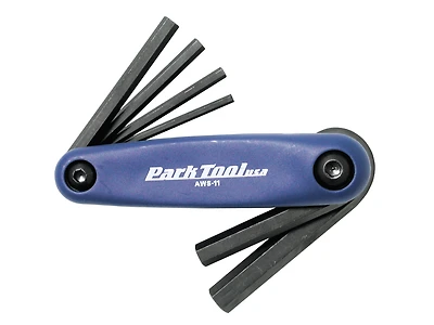 Park Tool AWS-11 Fold-Up Hex Wrench Set