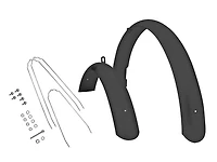 Electra Cruiser 26˝ Step-Over Fender Set