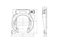 ABUS Ring Lock 4650L NR with Removable Key