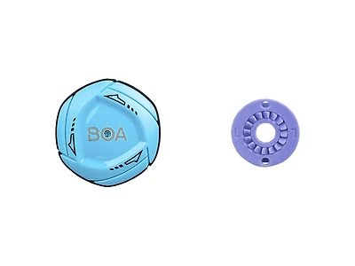 Bontrager Shoe Replacement BOA IP1 Left Dial