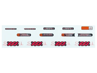 Bontrager Wheelsystem Replacement Aeolus XXX 4 Decal Set