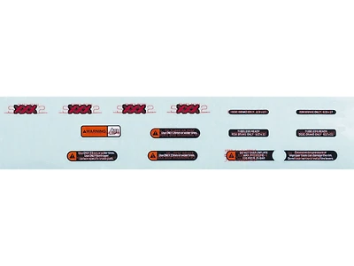 Bontrager Wheelsystem Replacement Aeolus XXX Decal Set