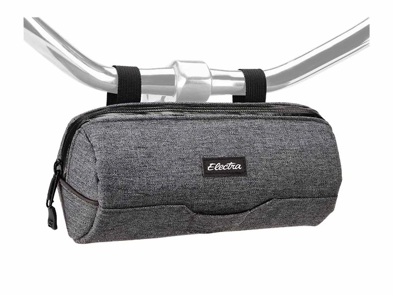 Electra Reflective Charcoal Cylinder Handlebar Bike Bag