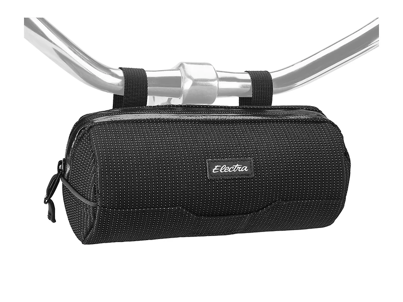 Electra Reflective Charcoal Cylinder Handlebar Bike Bag