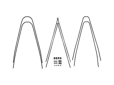Eurofender Duo/Rapido Fender Stay Kit