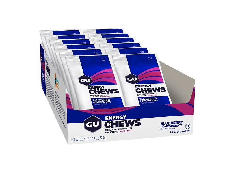 Gu Energy Chews Box of 12 Bags