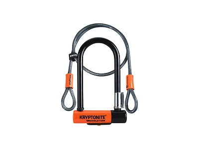 Kryptonite New-U Evolution Mini-7 U-Lock with 4' Flex Cable