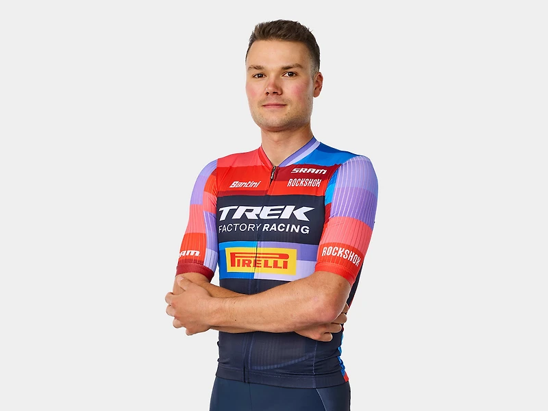 Santini Trek Factory Racing Men's Team Replica Cycling Jersey