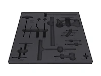 Unior Shared Bench Drawer - 2 Tool Tray