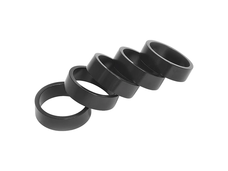 Wheels Manufacturing 1-1/8˝ Aluminum Headset Spacers 5 Pack