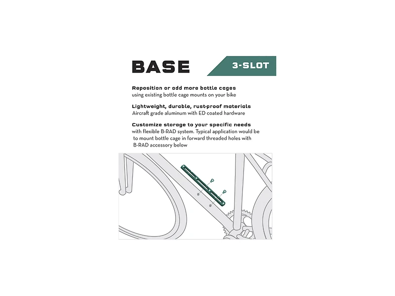 Wolf Tooth B-RAD 3-Slot Base Mount