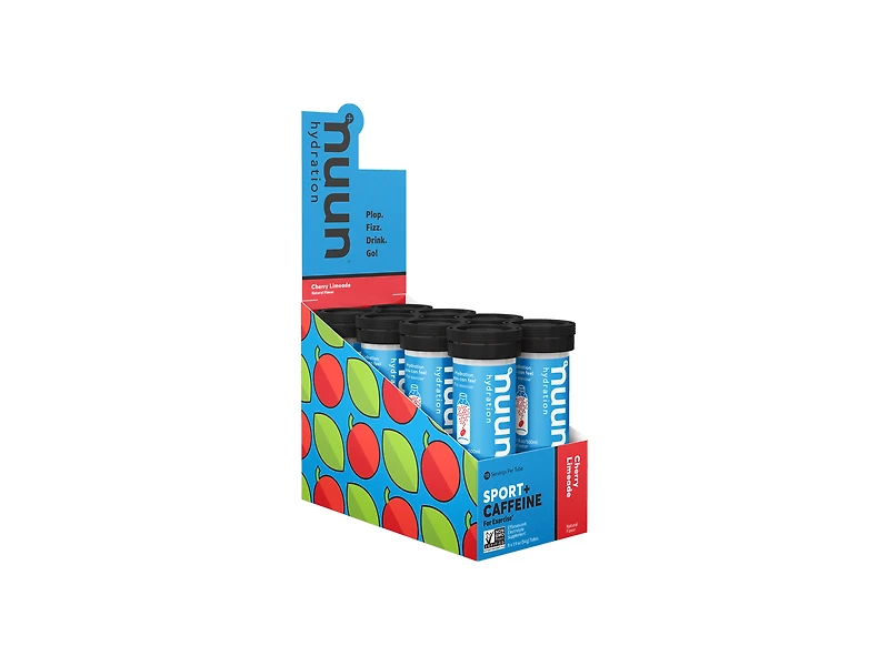 Nuun Sport + Caffeine Hydration Tablets Box of 8 Tubes