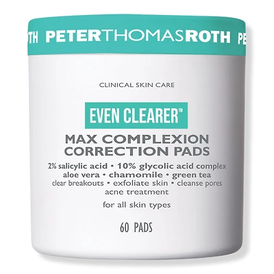 Peter Thomas Roth Even Clearer Max Complexion Correction Pads - 60 ct