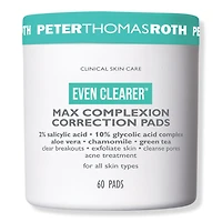 Peter Thomas Roth Even Clearer Max Complexion Correction Pads - 60 ct