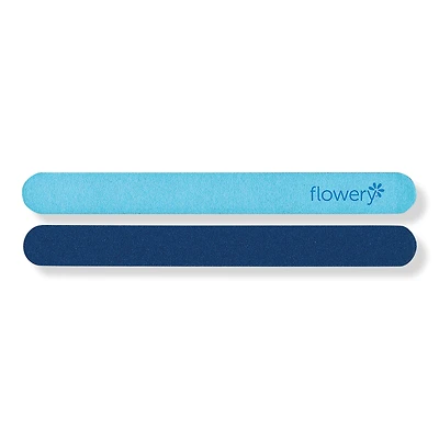 Flowery Moody Blue Nail File - Moody Blue