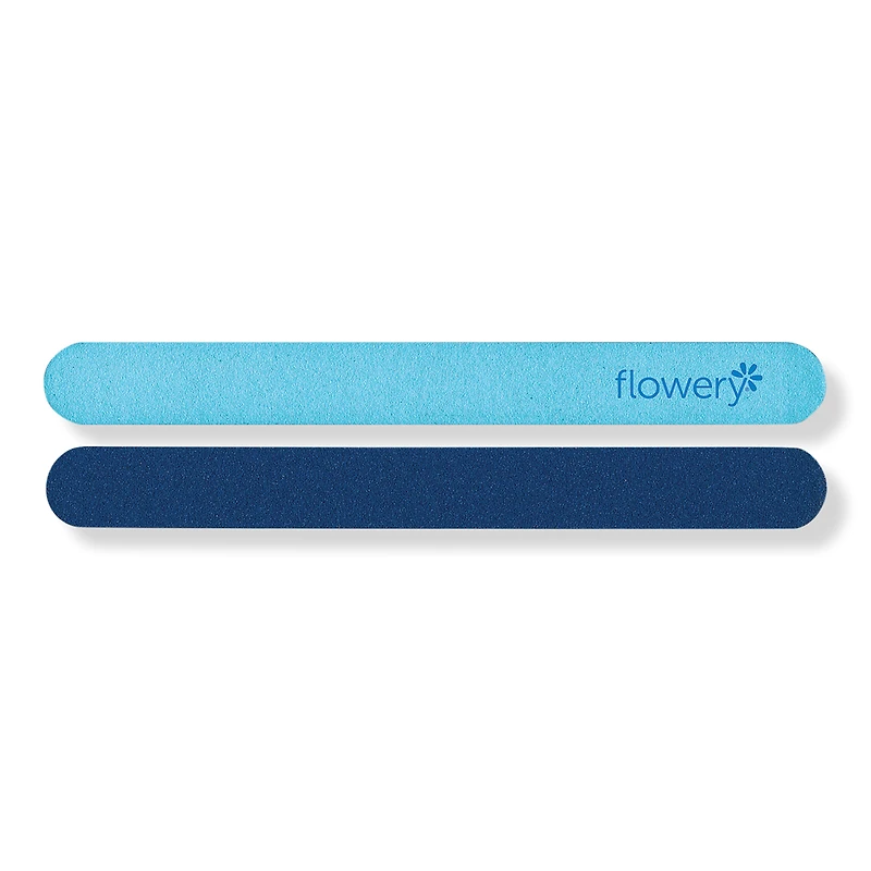 Flowery Moody Blue Nail File - Moody Blue