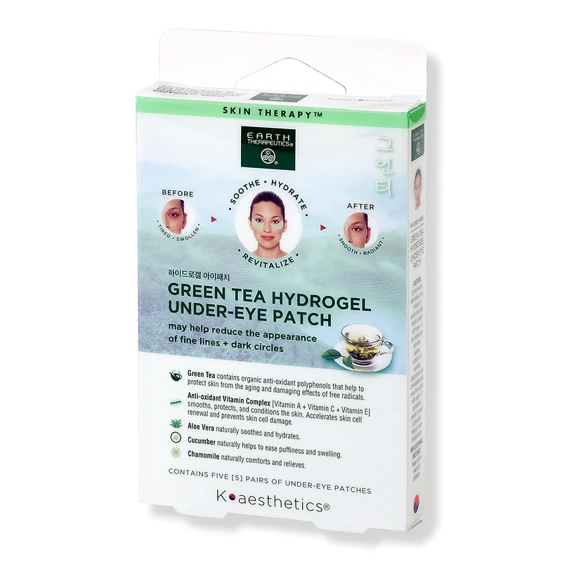 Earth Therapeutics Hydrogel Under-Eye Recovery Patch