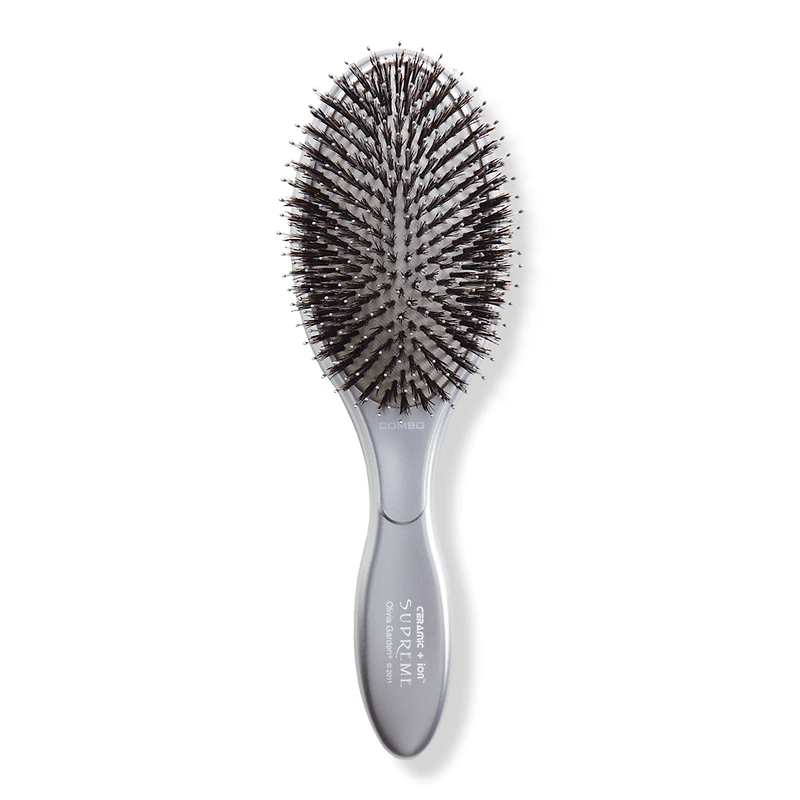 Olivia Garden Ceramic + Ion Supreme Combo Oval Cushioned Paddle Brush - 3-1/4"