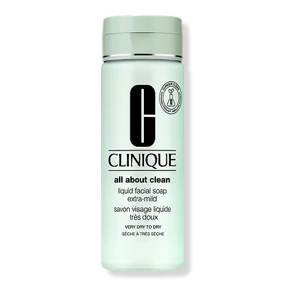 Clinique All About Clean Liquid Facial Soap Cleanser - Extra Mild - 6.7 oz