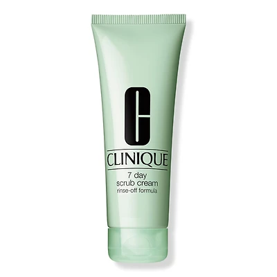 Clinique 7 Day Face Scrub Cream Rinse-Off Formula - oz