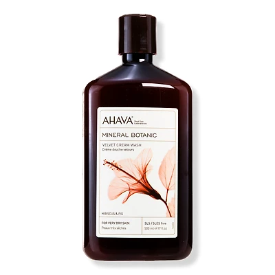 Ahava Mineral Botanic Velvet Cream Wash - Hibiscus & Fig