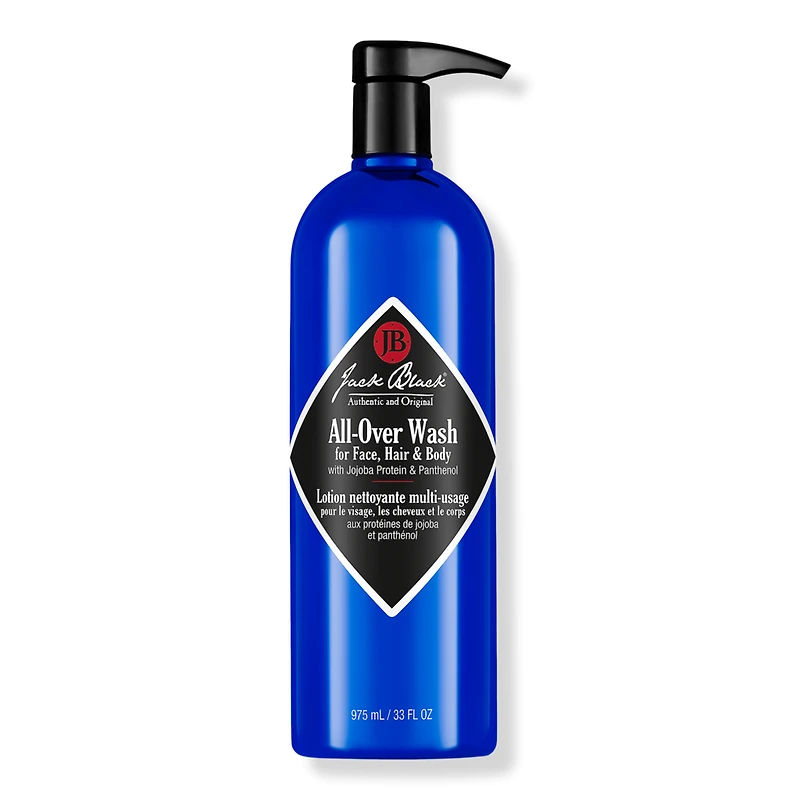 Jack Black All-Over Wash for Face, Hair & Body - oz