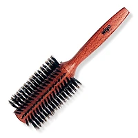 Wigo Round Wooden 100% Boar Bristle Brush 
