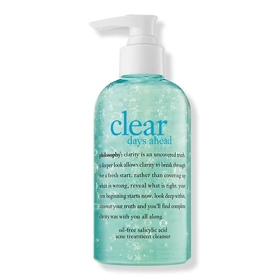 Philosophy Clear Days Ahead Oil-Free Salicylic Acid Acne Treatment Cleanser