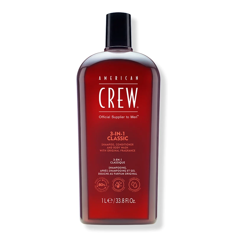 American Crew 3-In-1 Shampoo, Conditioner and Body Wash - oz