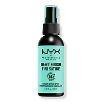 NYX Professional Makeup Dewy Finish Long Lasting Setting Spray Formula - oz