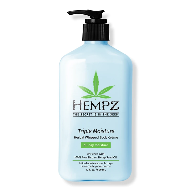 Hempz Triple Moisture Herbal Whipped Body Creme - oz