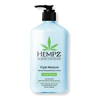 Hempz Triple Moisture Herbal Whipped Body Creme - oz