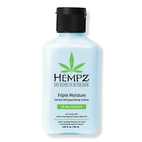 Hempz Triple Moisture Herbal Whipped Body Creme - oz