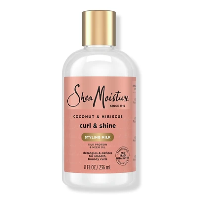 SheaMoisture Coconut & Hibiscus with Silk Protein & Neem Oil Curl & Style Milk