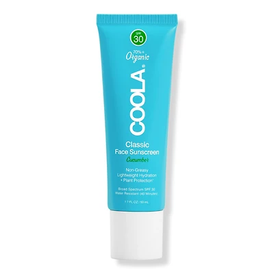 COOLA Classic Face Organic Sunscreen Lotion SPF 30 - Cucumber