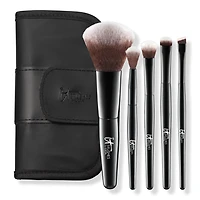IT Brushes For ULTA Your Face & Eye Essentials Mini 5 Pc Travel Brush Set