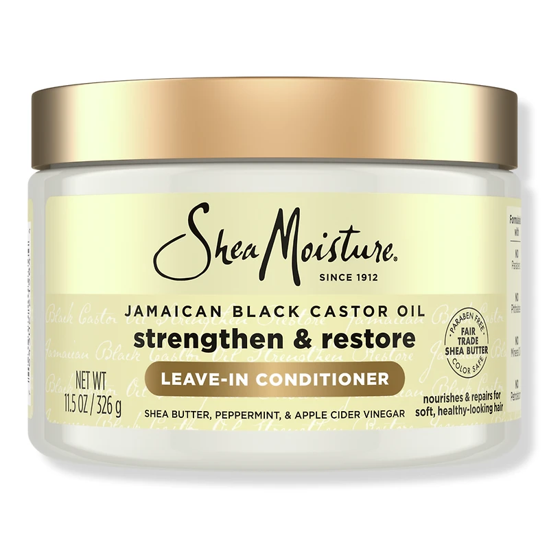 SheaMoisture 100% Pure Jamaican Black Castor Oil Leave In Conditioner