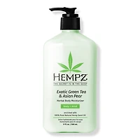 Hempz Exotic Green Tea & Asian Pear Herbal Body Moisturizer - 17.0 oz